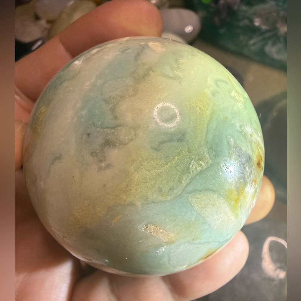 Caribbean Calcite Sphere - Picture 6 of 6